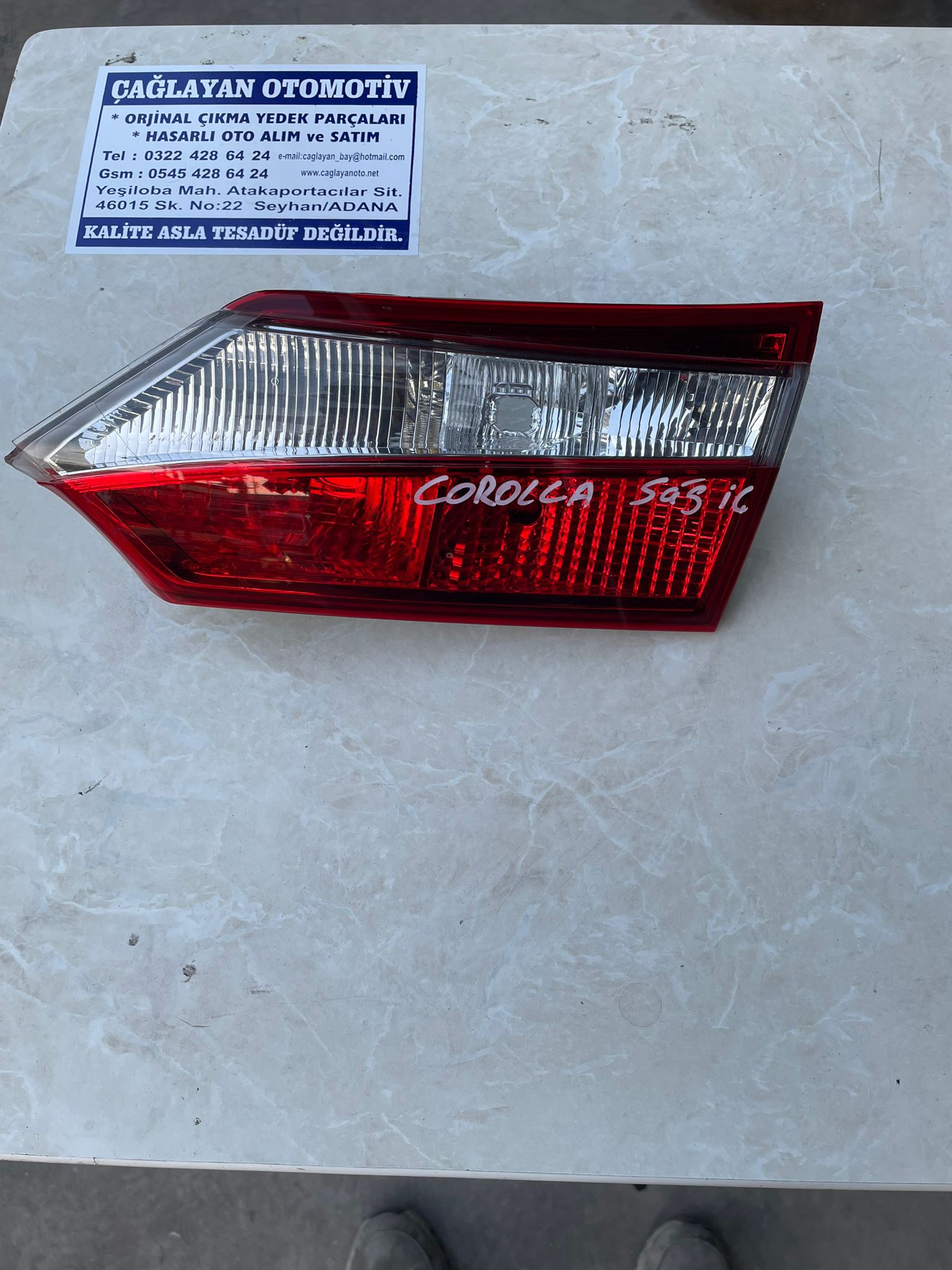 Toyota Corolla Sag İç Stop 2015